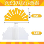 Colingmill 3ft Sunshine Baby Shower Party Decoration Cardboard Cutout - Image 6