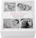Let's Make Memories Personalized Keepsake Box for New Baby - Memento Storage - Memories Box - Nursery Decor - 12" Lx12 Wx6 H - Littlest Love - Pink by LetsMakeMemories