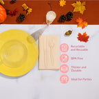 Prestee 600 Piece Plastic Silverware Set - Includes 200 Plastic Forks, 200 Spoons, and 200 Knives - Heavy Duty Flatware - Bulk Disposable Utensils for Weddings, Holidays, Christmas, and Party Events - Image 5