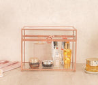 Glass Wedding Card Box with Slot, 10.2 inch Large Clear Card Box for Wedding Receptions, Rose Gold Gift Card Storage Box for Baby Shower, Birthday Party, Bridal Shower - Image 4