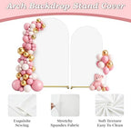 Arch Backdrop Cover Set of 2(7.2FT+6FT), Arch Covers Backdrop - Image 5
