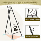 Snughome 45.7" Black Easel Stand for Sign, Wedding, with Drawstring Bag - Image 5