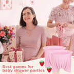 22 Pcs Strawberry Baby Shower Games Funny Diapers Games - Image 4
