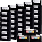 Ireer 60 Pcs 8x4x4 Inch Bakery Boxes with Window for Bread, Black by Ireer