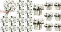 12 Bundles Peonies Artificial Flowers & Pack of 8 Baby Shower Centerpieces for Tables by SEKNHOP