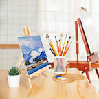 AROIC 20Pack 11.8in Wood Easels,Painting Party Easel,Canvas Holder - Image 4