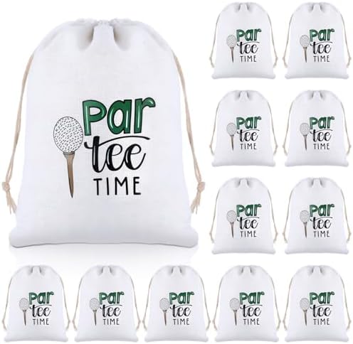 Locmeo 24 Pack Golf Party Favor Bags 8 x 10 Inch by Locmeo