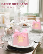 DOYIDE 120 Pack Small Thank You Gift Bags, Party Favor Bags with Bow Ribbon - Image 5