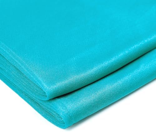 Pack of 40 Yard Chiffon Drapery Fabric, 60" Wide, Multiuse - Peacock Blue - Image 4