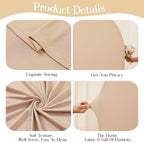 Nude Arch Backdrop Cover Set of 2 Wedding Arch Covers Stretchy Backdrop Decorations Baby Shower Bridal Shower Photo Graduation Birthday Party Arch Stand Cover 7.2 and 6ft Spandex - Image 4