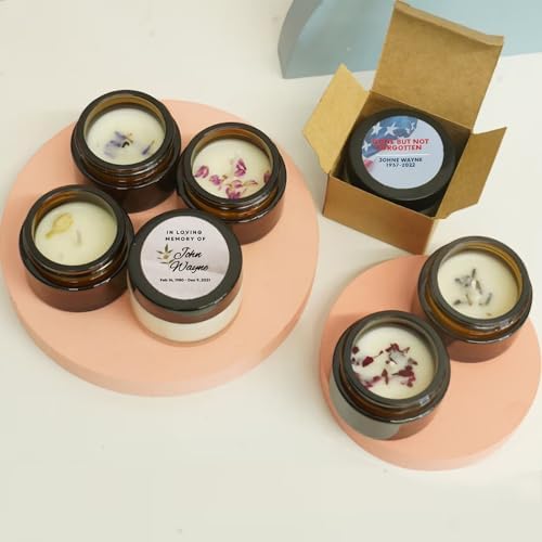 10 Pcs Custom Small Candles Personalized Mothers Day Gifts for Mom Friends Women, 1oz Natural Soy Wax Fragrance Scented Jar Candle for Home Bath Yoga, Customized Mothers Memorial Gifts Women - Image 3