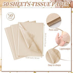 Resurhang 50 Sets Gift Bag for Baby Shower Bear Balloon Goodie Bags with Handles and Tissue Paper Baby Shower Party Favor Handbag for Guests Gender Reveal Return Gift(Brown) - Image 3