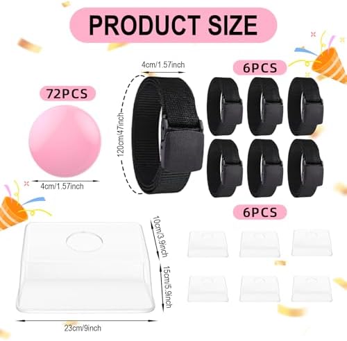 6 Sets Funny Baby Shower & Bridal Shower Games - Hilarious Activities, Perfect Ice Breakers, Ping Pong Twerk Challenge (Pink) - Image 5