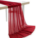 Pack of 30 Yard Chiffon Drapery Fabric, 60" Wide, Multiuse - Apple Red by MDS