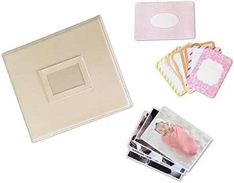 First Year Photo Album Kit “Baby is Here”, All-in-one bundle: Printed Photos + Baby Girl Journal Cards + Beige Photo Album + Digital Workbook with advice to get it done simple and meaningful by Unknown