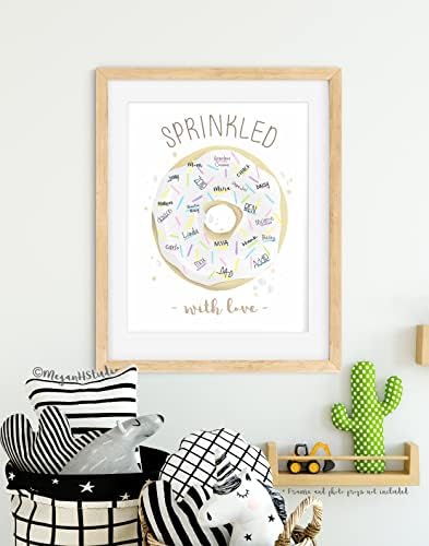 Donut Theme Baby Sprinkle Guest Sign in Poster, 11x14 Inch - Image 6