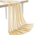 Pack of 50 Yard Chiffon Drapery Fabric, 60" Wide, Multiuse - Champagne Gold by MDS