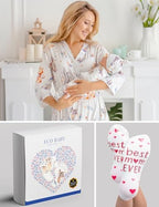 Mommy and Me Robe and Swaddle Set | Maternity Robe Matching Baby Girl, Boy - Image 6
