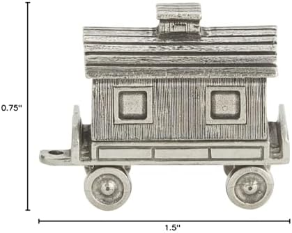 Danforth Birthday Train Candleholder Caboose | Pewter Handcrafted in USA - Image 7