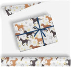 Horse And Star Gift Wrapping Paper Wedding Bridal Baby Showers Gift Wrap Wrapper Paper Wedding Tissue Paper for Couple Family 58"(Horse,2 Rolls) by Unknown