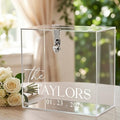 Novabright 10" Wedding Acrylic Card Box, Clear, Classic Style by Unknown