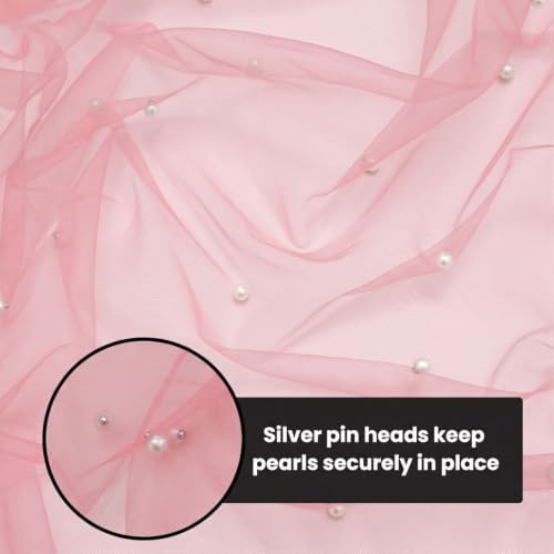 Artoid Mode 6-Pack Pearl Pastel Pink Gauze Table Runner 10FT Home Decor - Image 7
