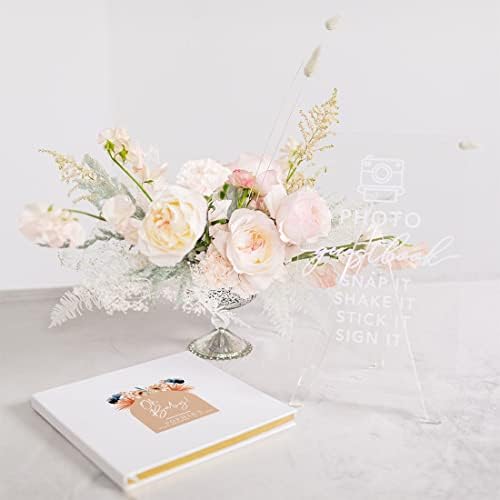 Andaz Press Personalized Baby Shower Guestbook with Gold Accents, Neutral Boho Arch Custom Guestbook, White Guest Sign-in Registry, 120 Pages 8.5" x 8.5" Memories Book for DIY Scrapbook Photo Album - Image 3