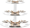 3 Tier Cupcake Cake Stand Winter Cute Deer White Dessert Table Display Trays Set Acrylic Large Cake Holder for Baby Shower Party Supplies, Holds 34 Cupcakes by Unknown