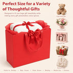 Catlovecorn 20 Pack Large Red Gift Bags, 16.5 x 5.5 x 12.6 In - Image 4