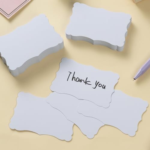 Toperd 120 Pieces Mini Business Cards, 3 x 5 inches, White (Pack of 3) - Image 5