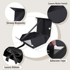 Aimyoo 5 Pack Large Black Gift Box with Ribbon, 11.5x8.6x4.1 inch Groomsman Proposal Box for Presents with Magnetic Closure Lids, Rectangle Collapsible Luxury Box for Wedding, Christmas, Birthday - Image 4