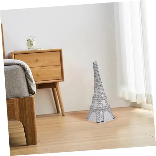 Eiffel Tower Paper Lantern White Hanging Accent Decorative - Image 4