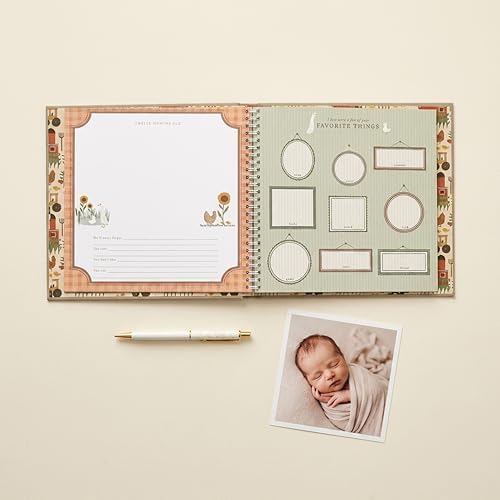 Lucy Darling Little Farmer Baby Memory Book – First Year Journal, 5-Year Milestone Scrapbook & Photo Album – Rustic Farming Adventure Keepsake for Baby Boy or Girl - Image 6