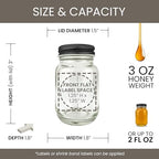 RetroPak Mini Mason Jars with Lids, 24 Pack, 3 oz Glass Honey Jars, Black - Image 4