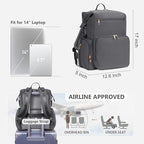 CEI-CEI Neoprene Diaper Bag Backpack Large Newborn Baby Maternity Bags Waterproof Travel Tote for Mom Dad with Insulated Pockets,Changing Pad - Image 6