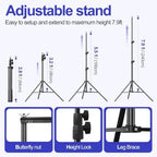 EMART 7.9x10FT Backdrop Stand Adjustable Back Drop Stand for Party Wedding - Image 4
