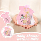 24 Sets Baby Shower Favors for Cute starfish shells Keychain with White Organza Bags, and Thank You Tags for Gender reveal ideas Party Supplies(24set) - Image 4