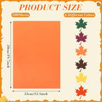 Teling 500 Sheets Tissue Paper for Gift, Orange Yellow Brown, 14 x 20 Inch - Image 2