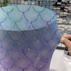 Mermaid-Themed Cylinder Pedestal Cover Set - 3 Sizes Underwater Party Decorations for Birthday, Baby Shower, Sea-Themed Events, Dessert Table Display, or Magical Backdrop Props - Image 5