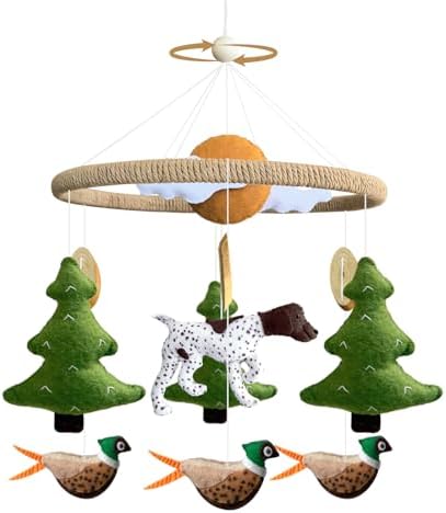Baby Mobile for Crib Hunting Baby Crib Mobile for Boys Girls by Teeloray