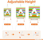 JEAWIWI 3 Pcs Lightweight Easel Stand, 66 Inch, White, with Portable Bags - Image 4