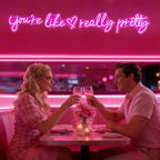 You're Like Really Pretty Neon Sign for Wall Decor (Hot Pink, 88.2in) - Image 5