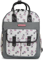 Disney Diaper Bag Backpack with Changing Pad Minnie Mouse – 16” Nylon Baby Bag for Parents, Insulated Bottle Holders, Multiple Storage Pockets - Image 2