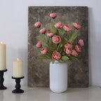 6 Pcs 27" Faux Silk Peony Artificial Flowers Stems for Vase (Dusty Pink) - Image 6