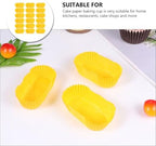 Garneck 2000Pcs Rectangular Baking Cups 2.87X1.37X0.98In Non-Stick Paper Cake Liners for Muffins Cupcakes Baking Supplies for Parties Birthdays and Home Kitchen - Image 5