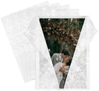 Goefun 5x7 Invitation Bundle - 100 Sheets 5x7 Cream Blank Flat Note Cards & 100 Sheets Cream A7 Self-Seal Envelopes & 120 Sheets 115GSM Floral Vellum Jackets for Wedding, DIY & Parties - Image 6
