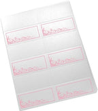 Scribble Vintage Swirl Printable Place Cards, Pink, Set of 150 (25 Sheets) - Image 3