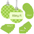 InchBug Personalized Name Label Combo Pack, 97-Piece, La La Lime by Inchbug