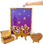 Wedding Guest Book Alternative Wooden Frame Princess Fairy Tale Keepsake by Handmade
