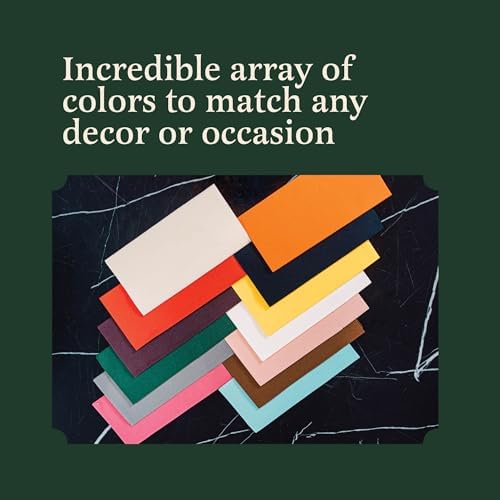 100 Linen-Feel Orange Paper Napkins - Decorative Cloth-Like Orange Dinner Napkins - Soft And Absorbent. For Kitchen, Party, Wedding, Bathroom Or Any Occasion - Image 4